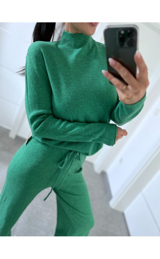 Středně zelený komplet S/M