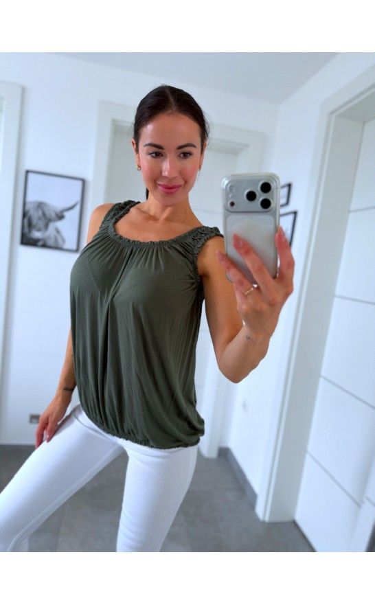 Khaki tílko Lavy 