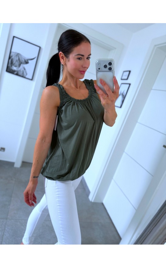 Khaki tílko Lavy 