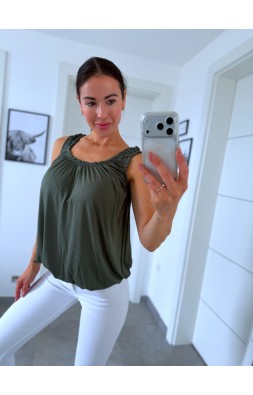 Khaki tílko Lavy 