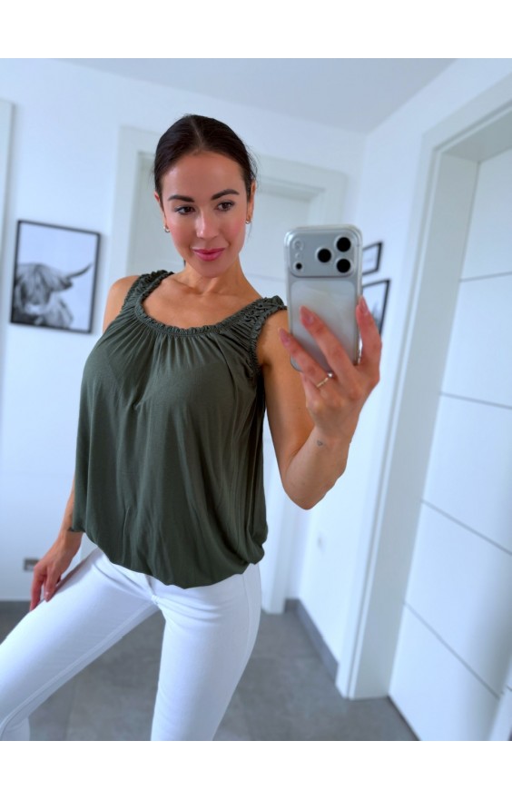 Khaki tílko Lavy 