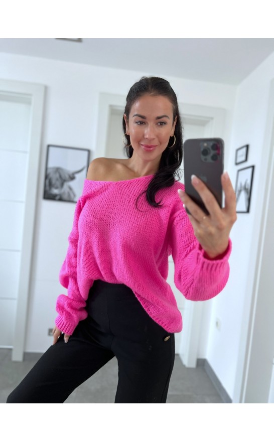 Růžový svetr Baum 