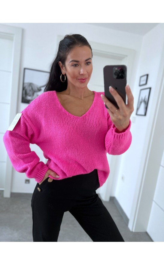 Růžový svetr Baum 