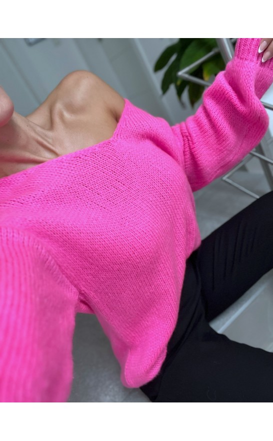 Růžový svetr Baum 