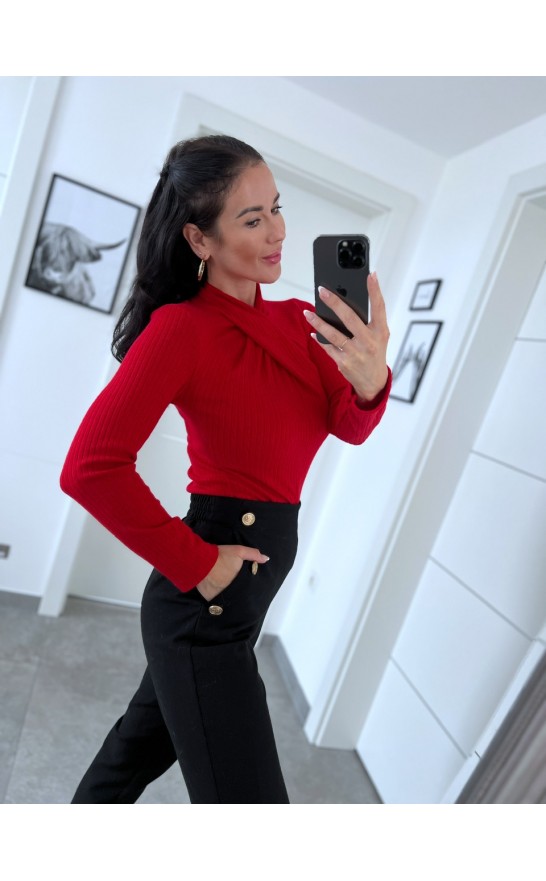 Červený křížový  top 