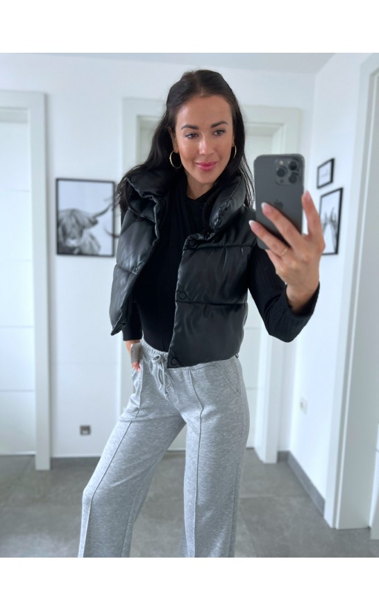 Šedé široké kalhoty Sia 