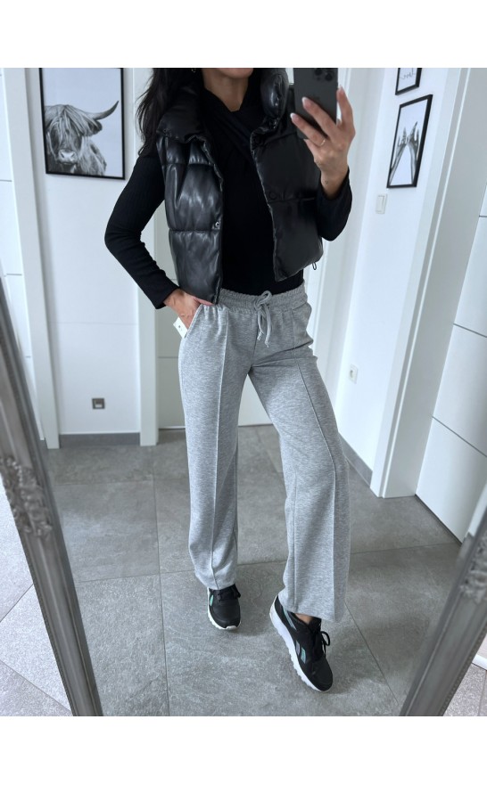 Šedé široké kalhoty Sia 