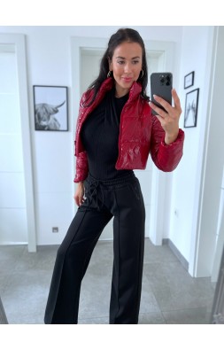 Černé široké kalhoty Sia 