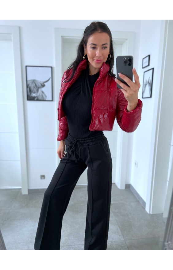 Černé široké kalhoty Sia 