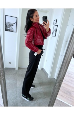 Černé široké kalhoty Sia 