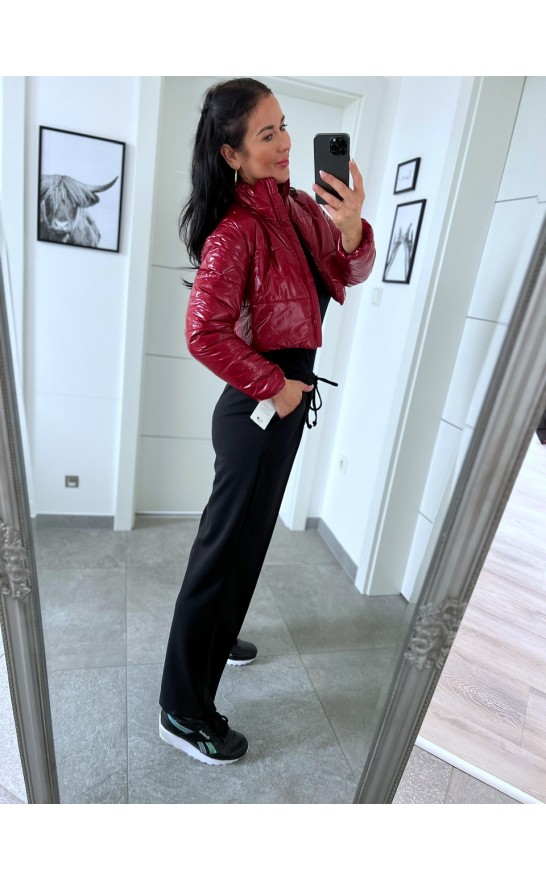 Černé široké kalhoty Sia 