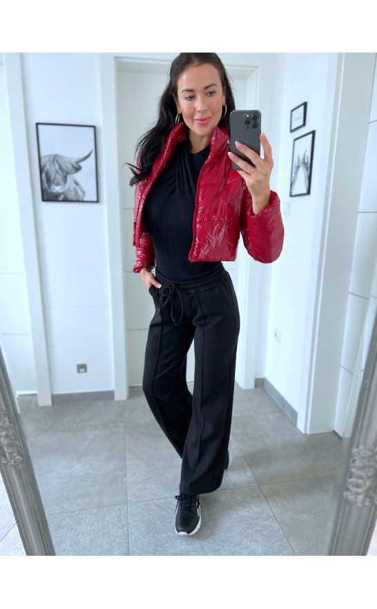 Černé široké kalhoty Sia 