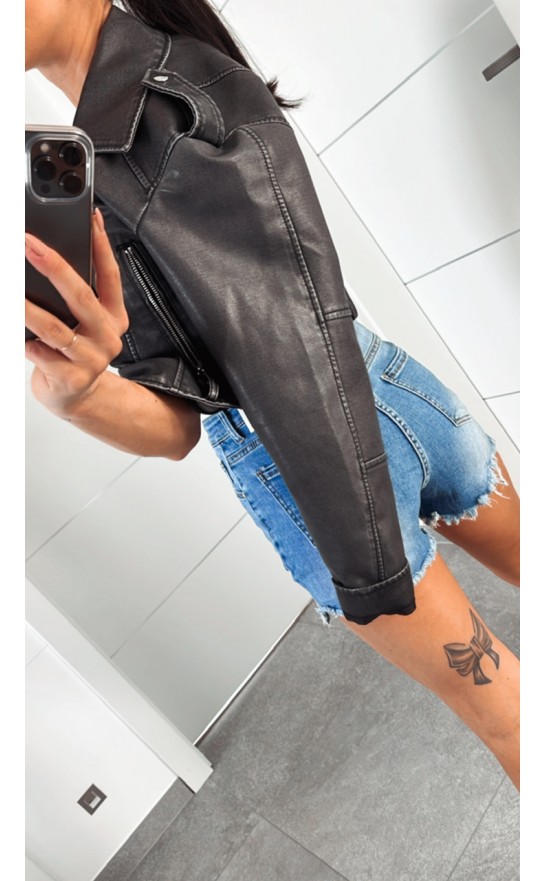 Modré trhané riflové šortky S M L XL