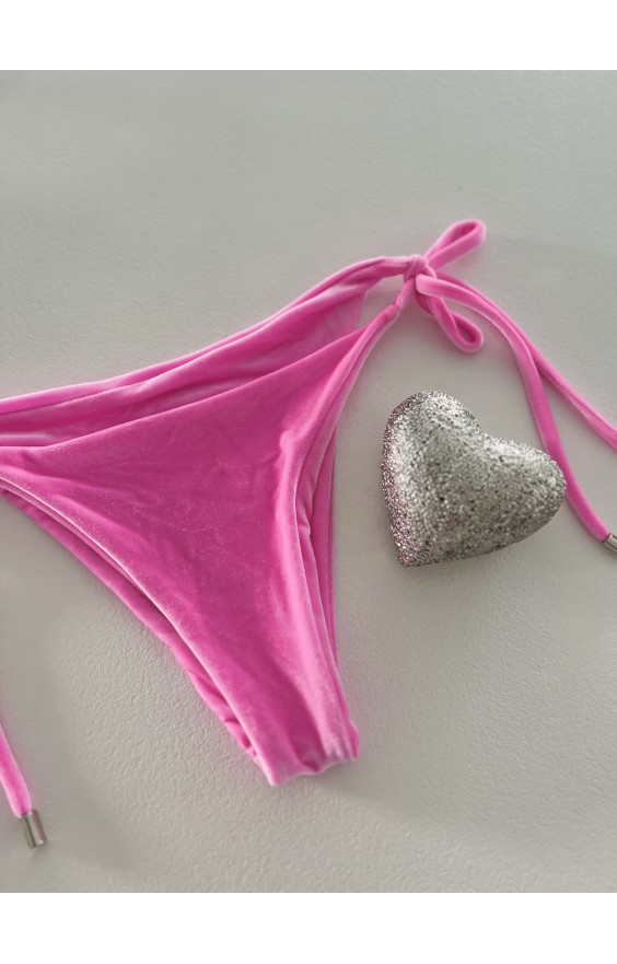 Spodní díl S/M Velurová sladká růžová 