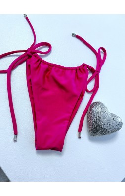Řasený spodní díl S/M Fuchsiová Lycra 