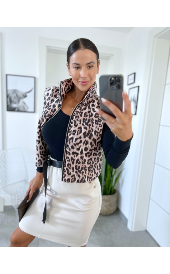 Krémová sukně pouzdrová S/M