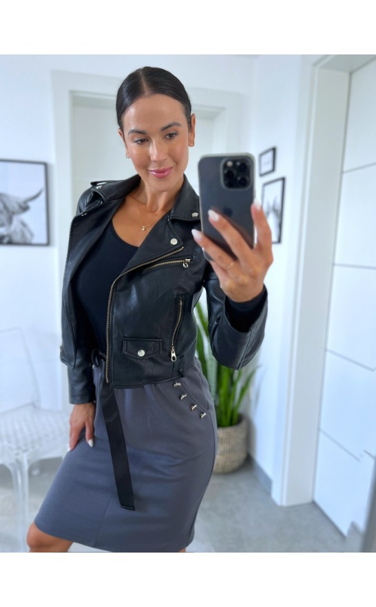 Šedá pouzdrová sukně S/M