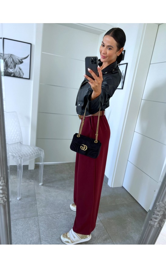 Vínové kalhoty Boa 