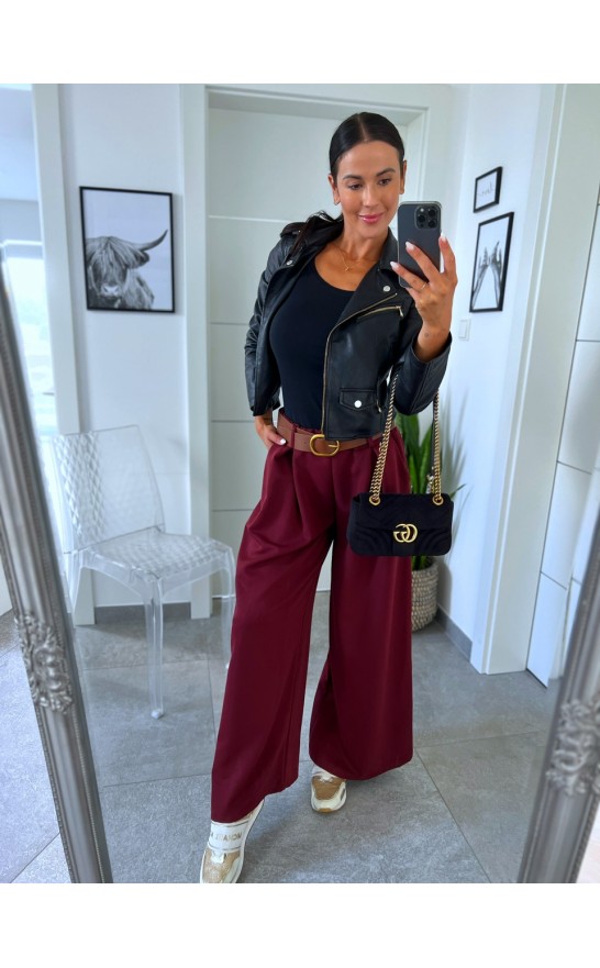 Vínové kalhoty Boa 