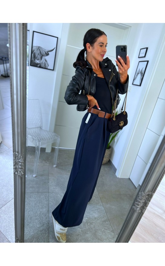 Tmavě modré kalhoty Boa 