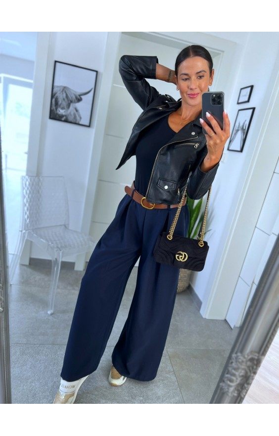 Tmavě modré kalhoty Boa 