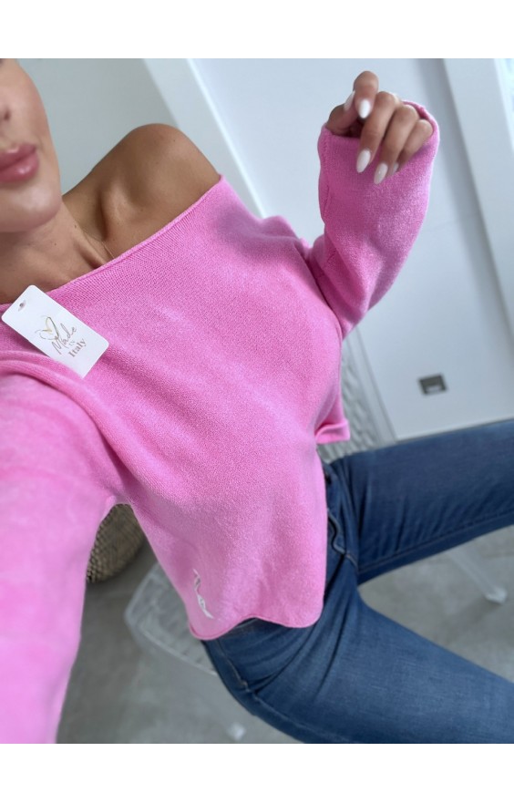 Růžový svetr Good 