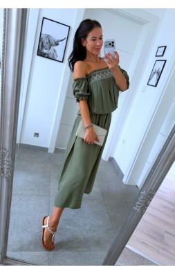 Khaki šaty Katy 