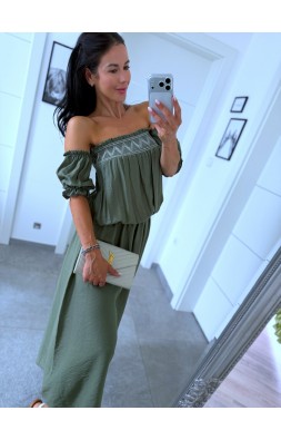 Khaki šaty Katy 