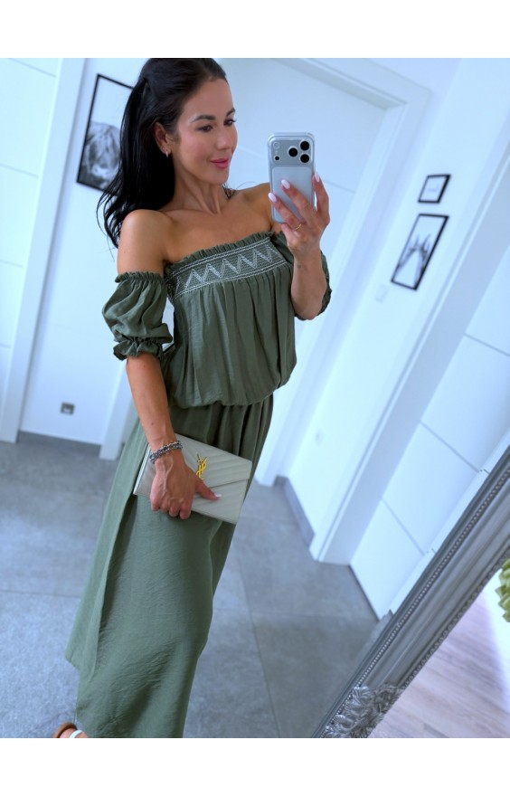 Khaki šaty Katy 