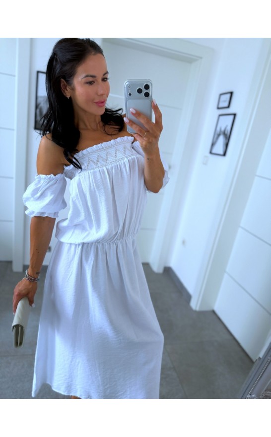 Bílé šaty Katy 