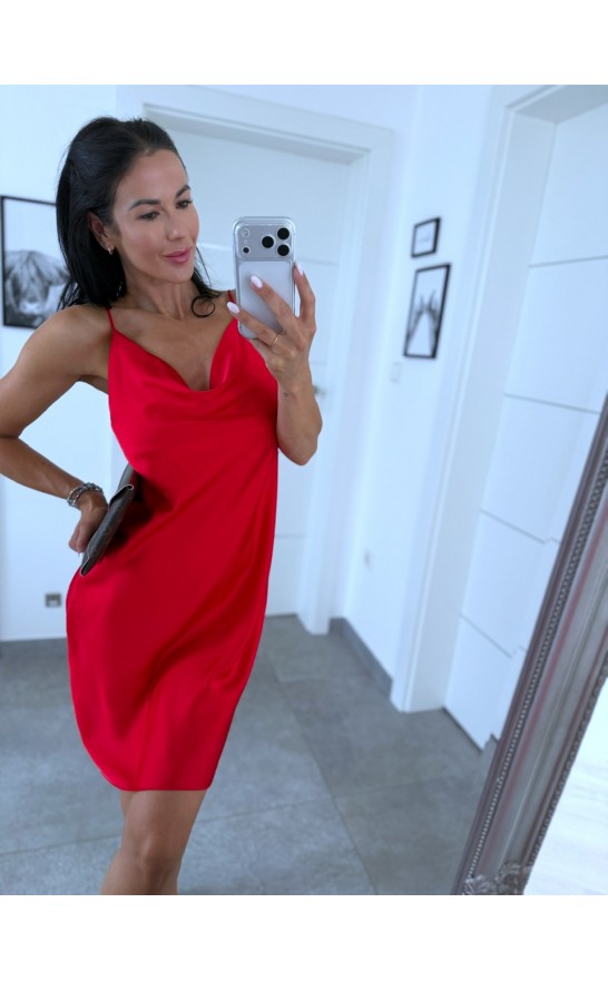 Rudé šaty Sandra 