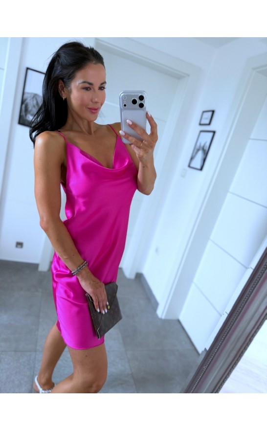 Fuchsiové šaty Sandra 