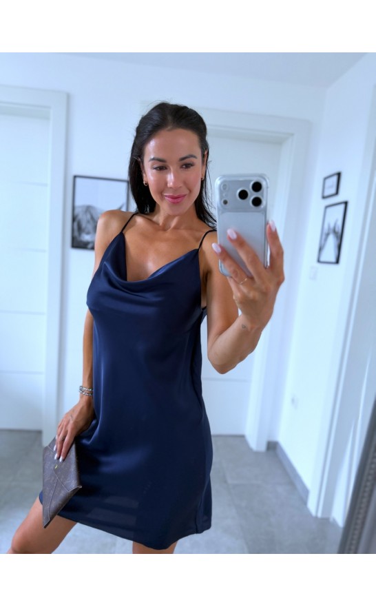 Navy šaty Sandra 