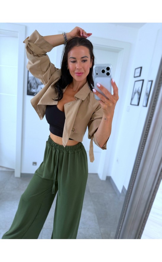 Khaki kalhoty Mia 