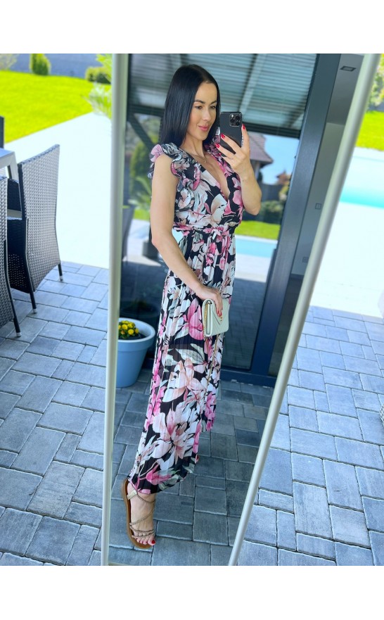 Černé maxi šaty Laura 