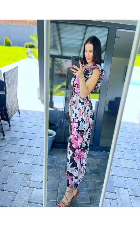 Černé maxi šaty Laura 